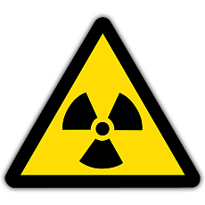 Цветной знак "Радиация"
